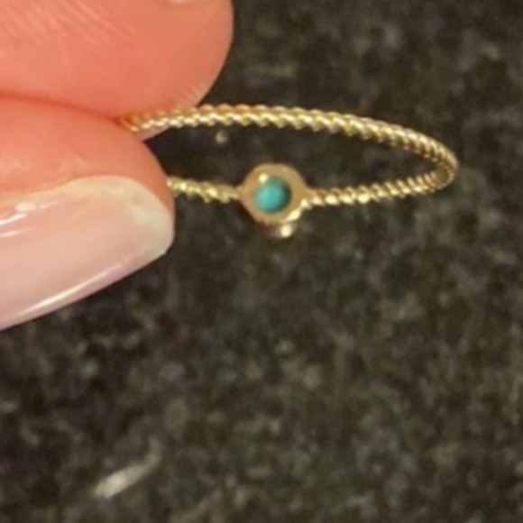 THE LAST LINE Turquoise ring 14k - Picture 7 of 11